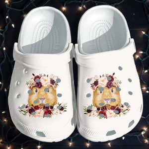 Mouse Guinea Pigs Flower Shoes Gifts For Women Daughter Personalized Clogs