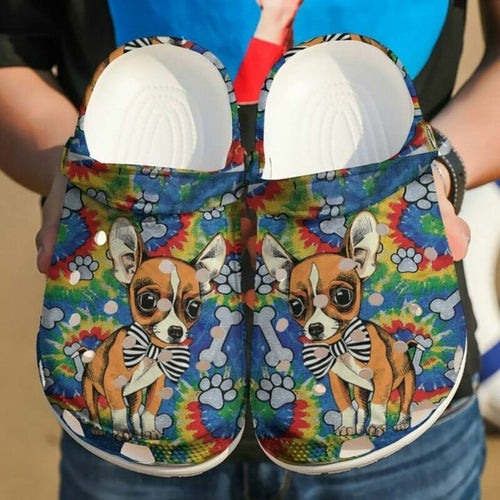 Gentleman Chihuahua Lovers 102 Gift For Lover Rubber , Comfy Footwear Personalized Clogs