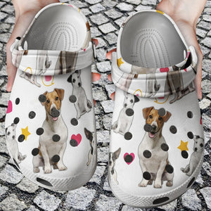 Dog - Jack Russell Terrier Love Personalized Clogs