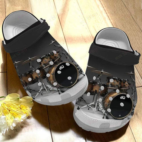 Clog White Sole Drummer Classic Personalized Clogs - Love Mine Gifts