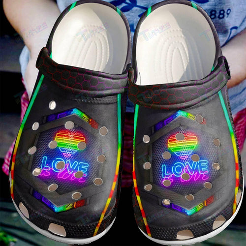 Lgbt Classic Love Is Love Shoes Personalized Clogs