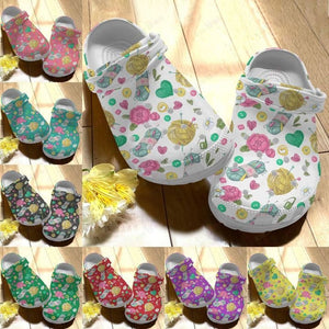 Clog Crochet White Sole Crochet Kit 10 Colors Classic Personalized Clogs - Love Mine Gifts