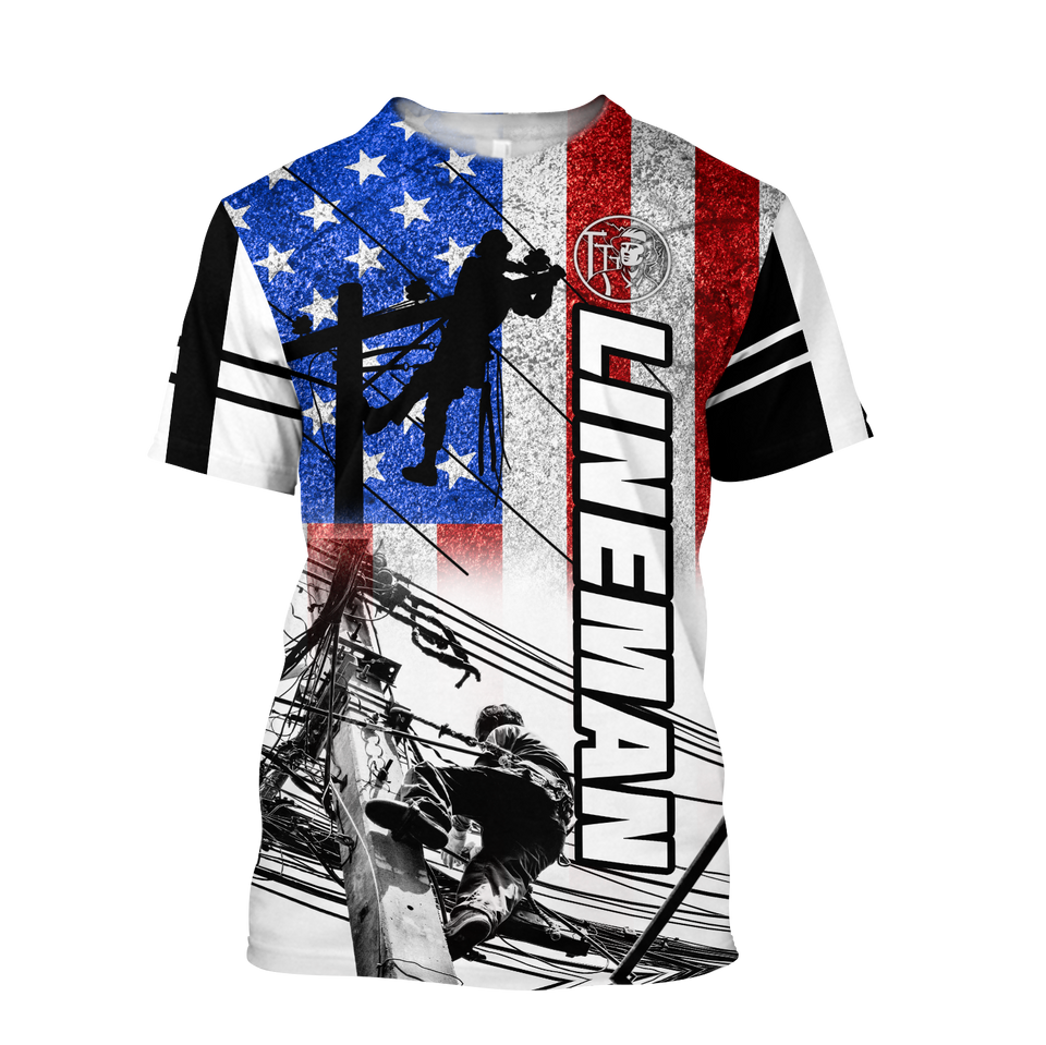  Premium All Over Printed Lineman Shirts MEI