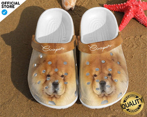 Chow Chow Personalized Clogs