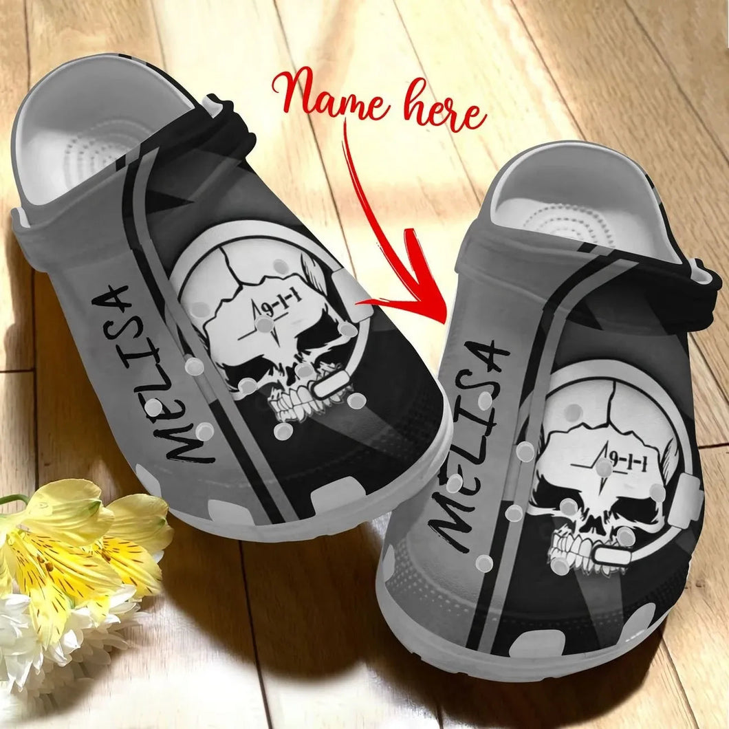Dispatcher Fashionstyle For Women Men Kid Print 3D Whitesole 911 Personalized Clogs