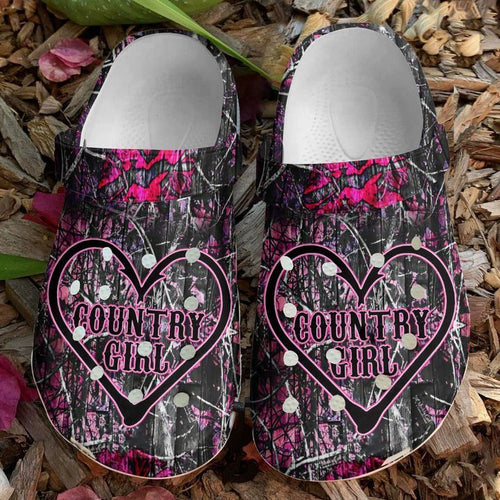Hunting Country Girl Personalized Clogs