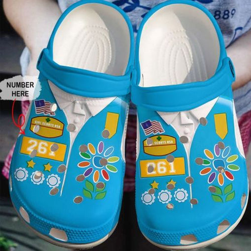 Scout Uniform Sku 2083 Sneakers Name  Personalized Clogs