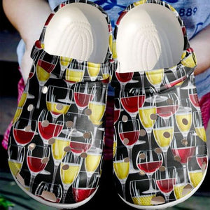 Wine Life Is Better With Sku 2735 Custom Sneakers Name Shoes Personalized Clogs
