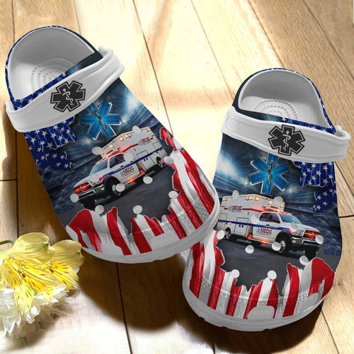  Ems, Emergency Medical Servicesfirst Responders, Fashion Style Print 3D For Women, Men, Kid Personalized Clogs