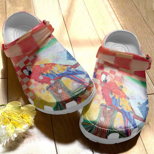 African Parrot Shoes - Animal Birthday Gifts For Boy Girl Daughter Son Personalized Clogs