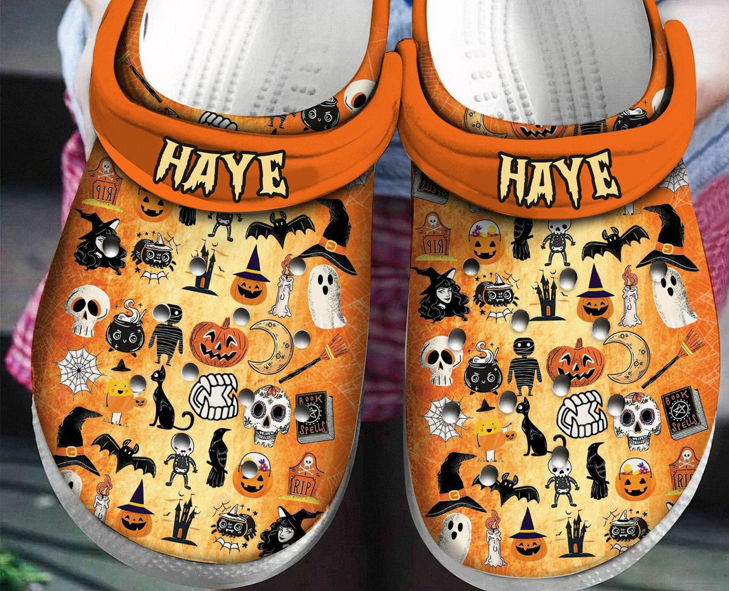 Halloween Things Pumpkin Rubber Comfy Footwear Personalized Clogs