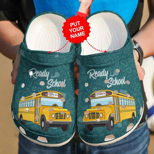 School - Bus Driver Ready For Shoes Personalized Clogs