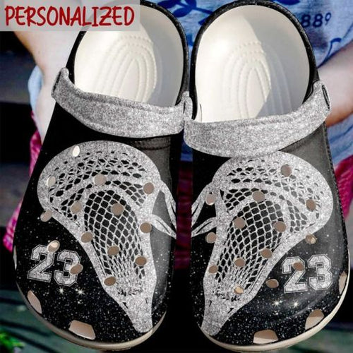 Lacrosse Sparkle Sticks Sku 1539 Custom Sneakers Name Shoes Personalized Clogs