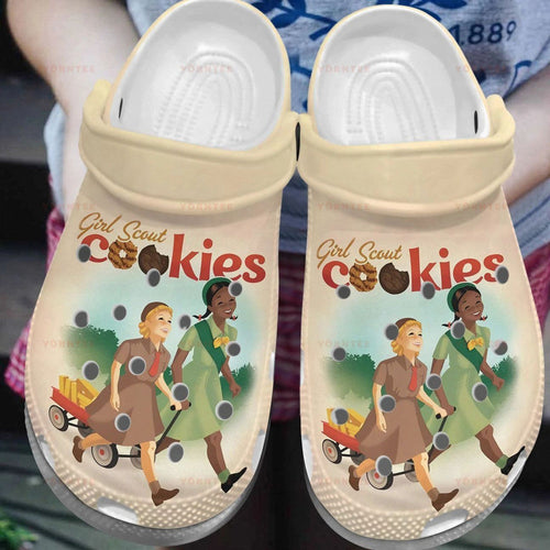 Girl Scout Cookies 5 Gift For Lover Rubber Shoes Comfy Footwear Personalized Clogs