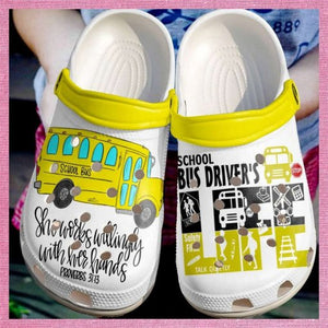 Bus Driver Life Name Shoes Personalized Clogs