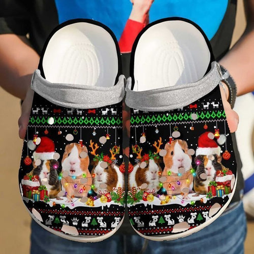 Guinea Pig Christmas Shoes Personalized Clogs