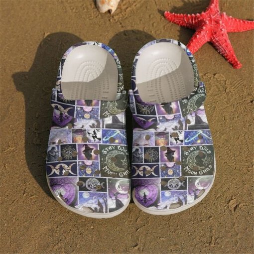 Wicca Stay Wild Moon Child Sku 2723 Custom Sneakers Name Shoes Personalized Clogs