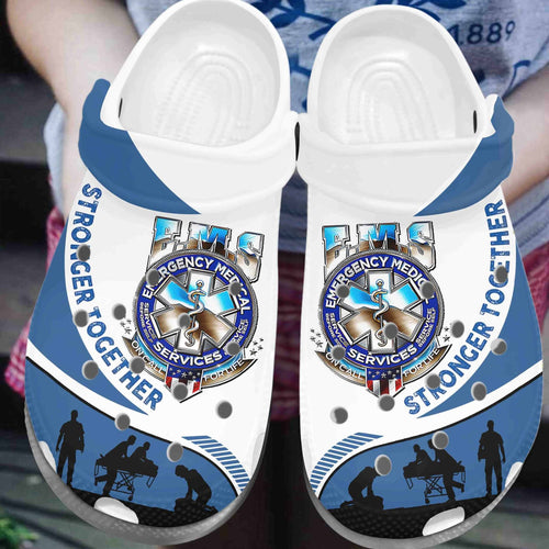 Ems Stronger Together Personalized Clogs