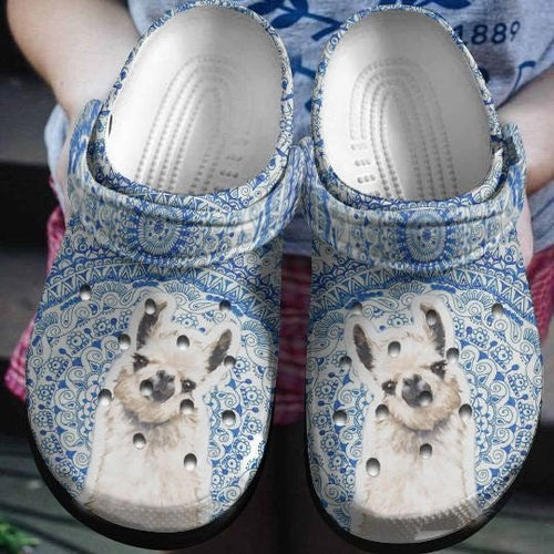 Funny Alpaca Pattern Llamas Shoes For Men Women Personalized Clogs