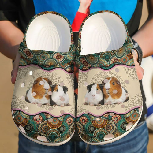 Guinea Pig Indian Boho Sku 1229 Shoes Personalized Clogs