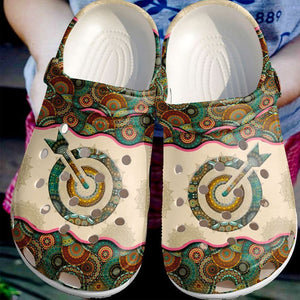 Archery Mandala Sku 30 For Mens Womens Classic Water Shoes Personalized Clogs