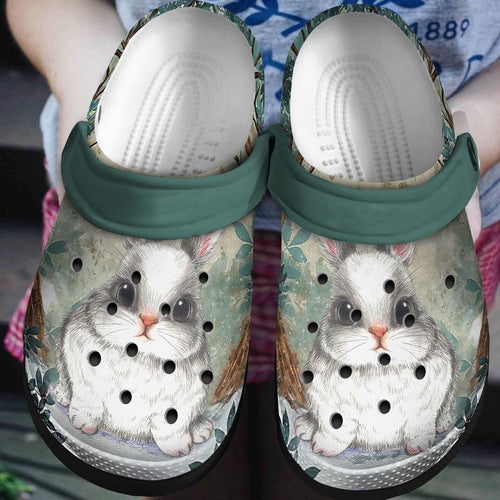 Bunny Rabbit Evg5096 Personalized Clogs