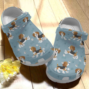 Beagle Cute Beagle Pattern Personalized Clogs