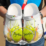 Clog Tennis White Name Water Shoes Personalized Clogs - Love Mine Gifts