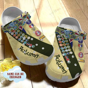 Clog Scouting Merit Badges Classic Personalized Clogs - Love Mine Gifts