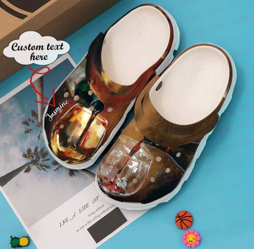 Wine Drink Sku 2731 Custom Sneakers Name Shoes Personalized Clogs