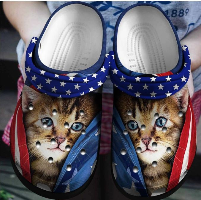 Cute Cat Us Shoe 4Th Of July - Animal Happy Independence America Shoes –  Love Mine Gifts
