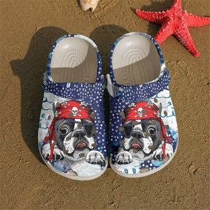 Frenchie Pirate Classic Shoes Personalized Clogs