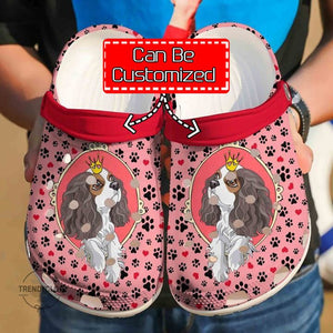 Dog Cavalier King Charles Spaniel Cute Shoes Personalized Clogs