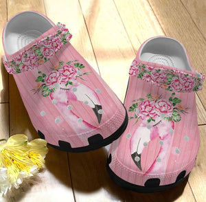  Flamingo Love U, Fashion Style Print 3D For Women, Men, Kid Personalized Clogs