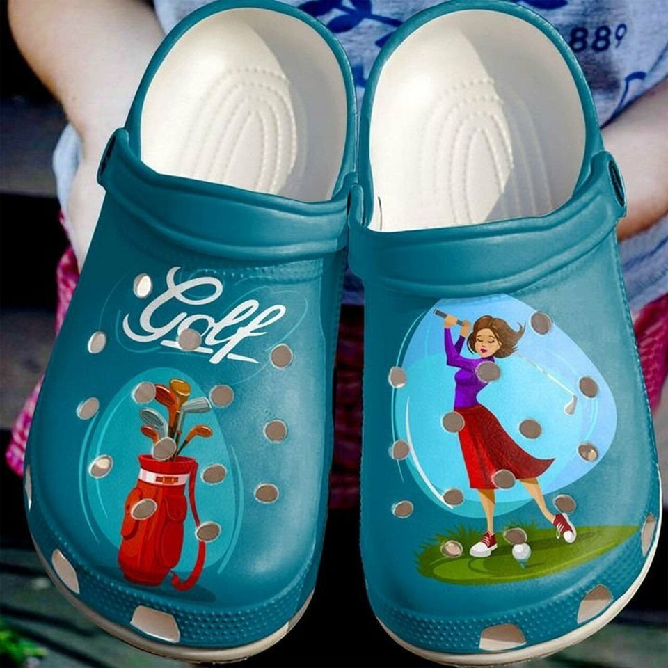 Golf Lady 102 Rubber Comfy Footwear Personalized Clogs
