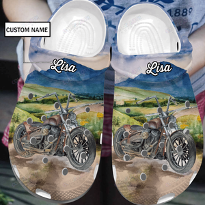 Motocycle Tv213014 Personalized Clogs