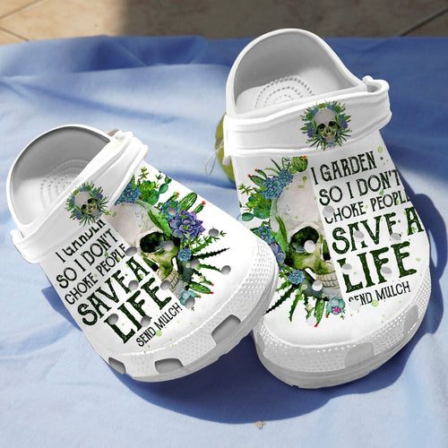 Skull Succulent Personalized Clogs