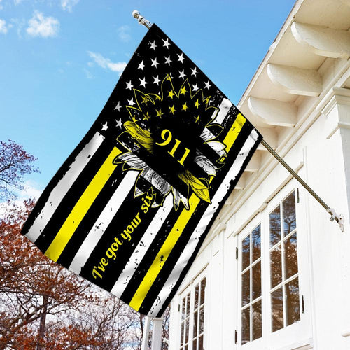 911 Dispatcher Flag | Garden Flag | Double Sided House Flag