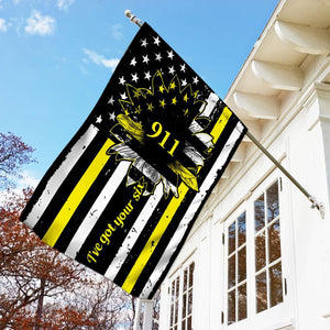 911 Dispatcher Flag | Garden Flag | Double Sided House Flag
