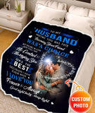 Stunning Gift Custom Photo Blanket Gift Idea For Husband Personalized Blanket - To my husband