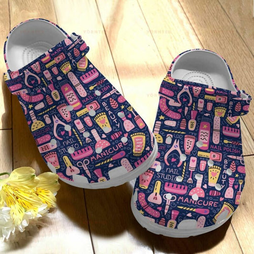 Nail Studio Gift For Lover Rubber , Comfy Footwear Personalized Clogs