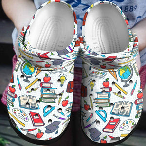  Teacher, Fashion Style Print 3D Back To School For Women, Men, Kid Personalized Clogs