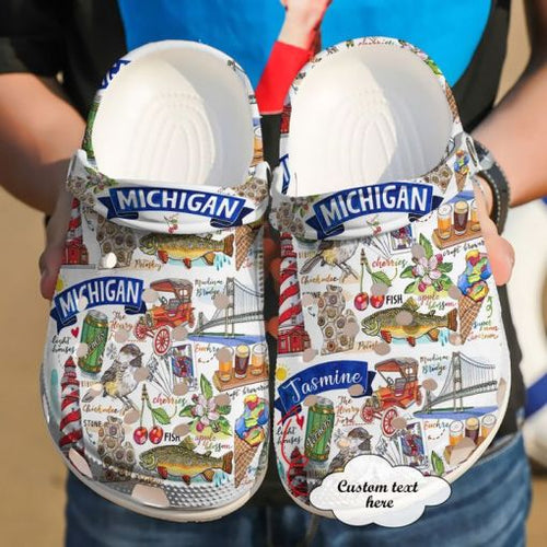 Michigan State Sku 1583 Custom Sneakers Name Shoes Personalized Clogs