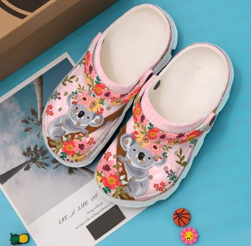 Koala Lover Name Shoes Personalized Clogs