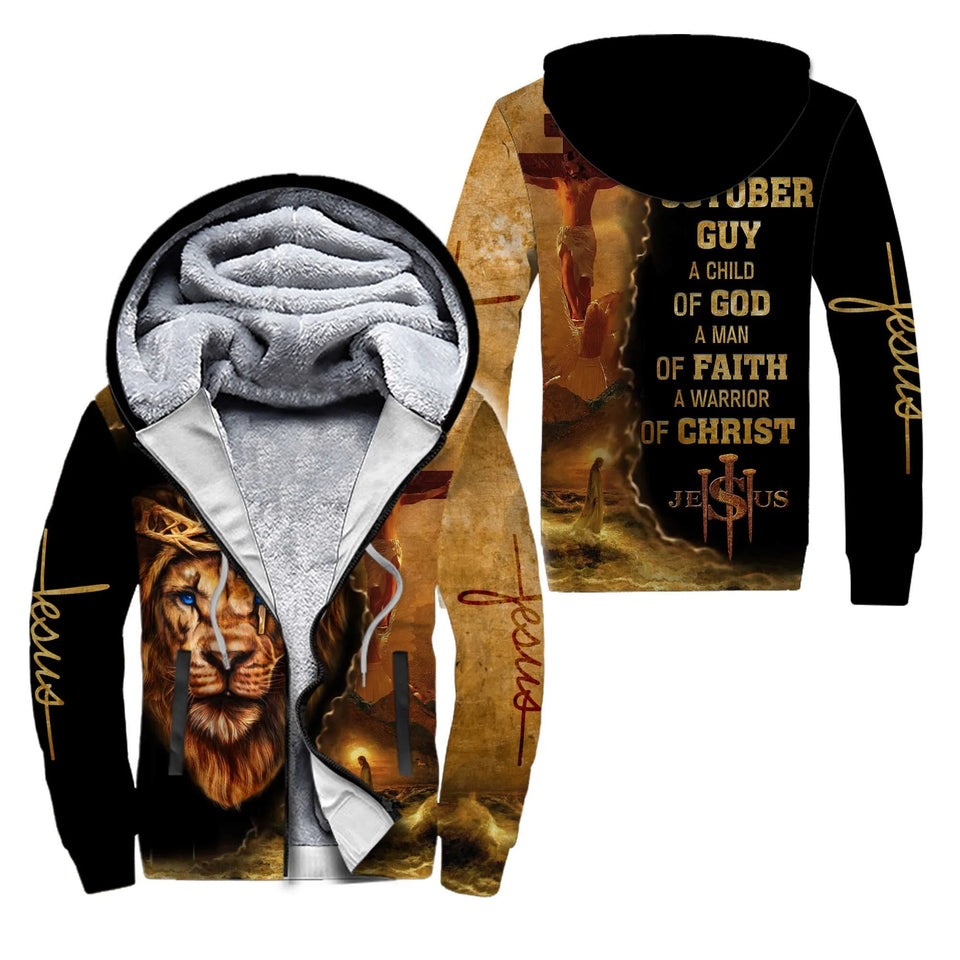 Apparel October Guy - Child Of God 3D All Over Printed Unisex Shirts 3D All Over Printed Custom Text Name - Love Mine Gifts