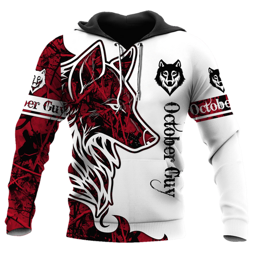 Apparel October Wolf Shirts Pi 3D All Over Printed Custom Text Name - Love Mine Gifts