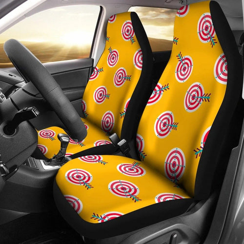 Car Seat Covers Archery Targets Car Seat Covers Set 2 Pc, Car Accessories Car Mats Covers - Love Mine Gifts