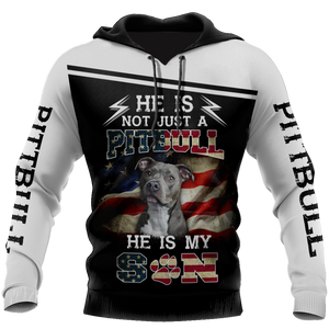  Premium Pit Bull Terrier He is My Son Unisex Shirts