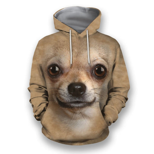 Apparel 3D All Over Print Chihuahua Face - Love Mine Gifts