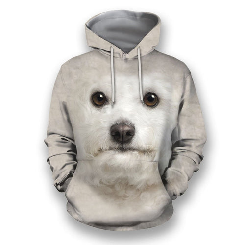 Apparel 3D All Over Print Bichon Frise Face - Love Mine Gifts